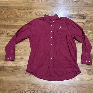 Cutter and Buck Alabama Long Sleeve‎ Button Up Large